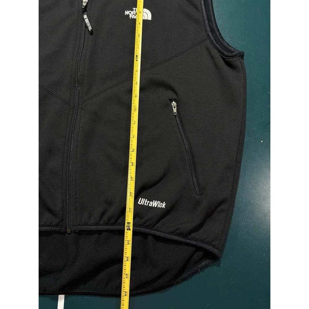 The North Face Ultra Wick Vest Men's XL Full Zip Black Lightweight Moisture Wick